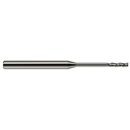 Harvey Tool 0.0250 in. Cutter dia. x 1/8 in. x 5/16 Reach Carbide Square End Mill, 3 Flutes 867025